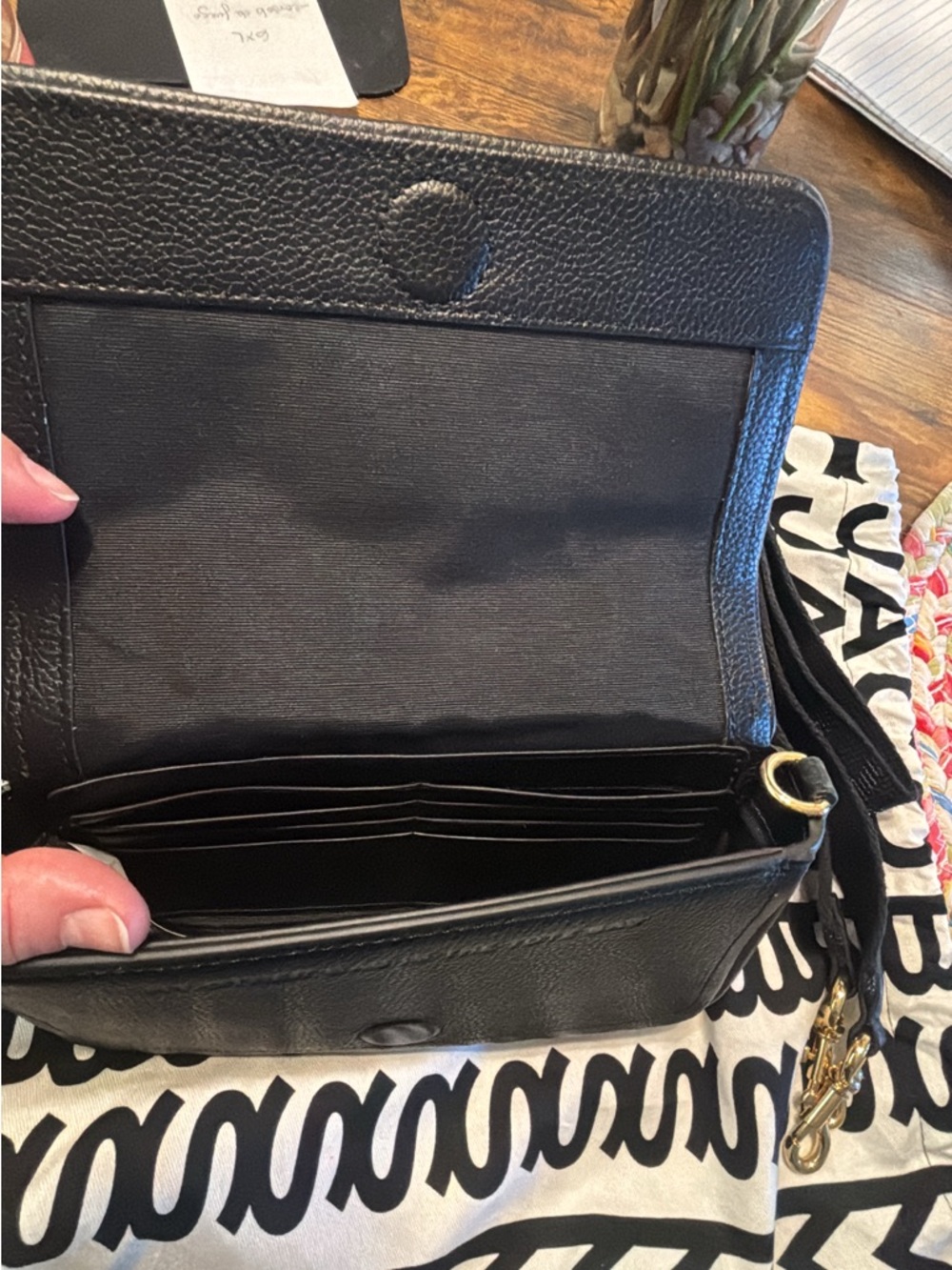 Marc Jacobs The Mini Bag Black Leather Crossbody Shldr Bag - Picture 5 of 13